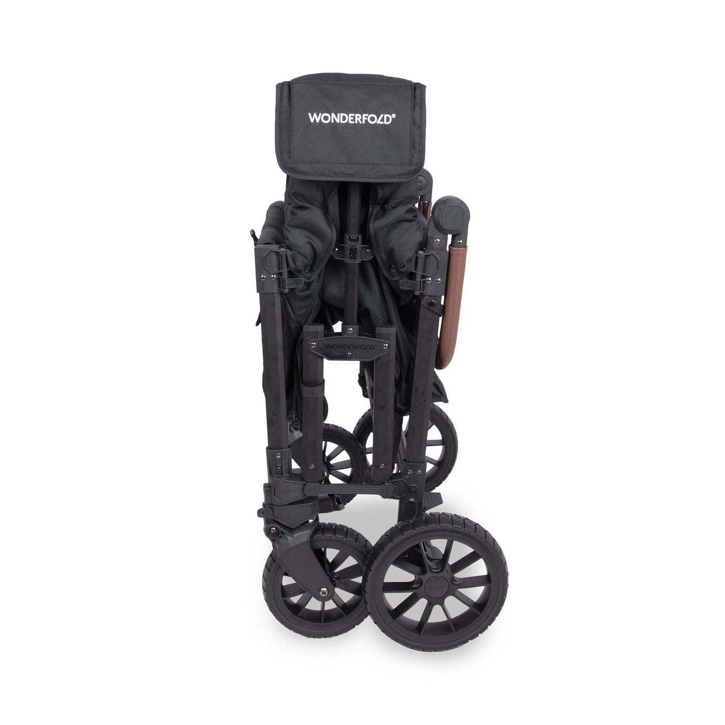 WonderFold W4 Luxe Pro (4 Seater) Stroller Wagon - Jet Black