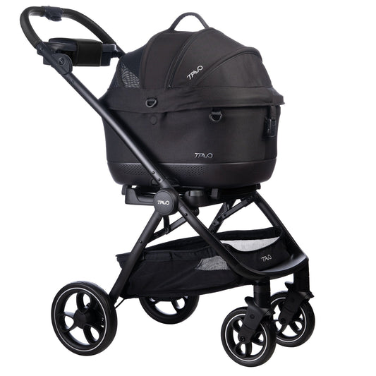 Tavo Pets Maeve iso5x Pet Car Seat Travel System - Black / Onyx - Z2TS009ONXBLA000