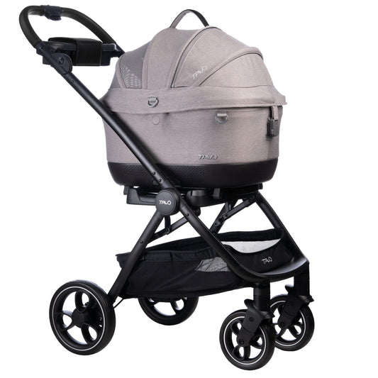 Tavo Pets Maeve iso5x Pet Car Seat Travel System - Black / Merle - Z2TS0904AAMRL000