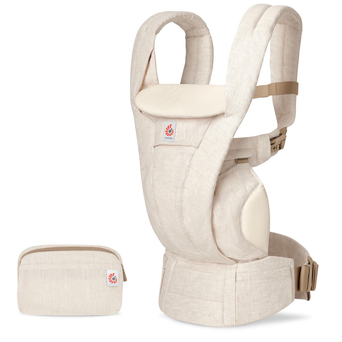 Ergobaby Omni Deluxe Baby Carrier, Linen - Natural Linen - BCODLNATLIN