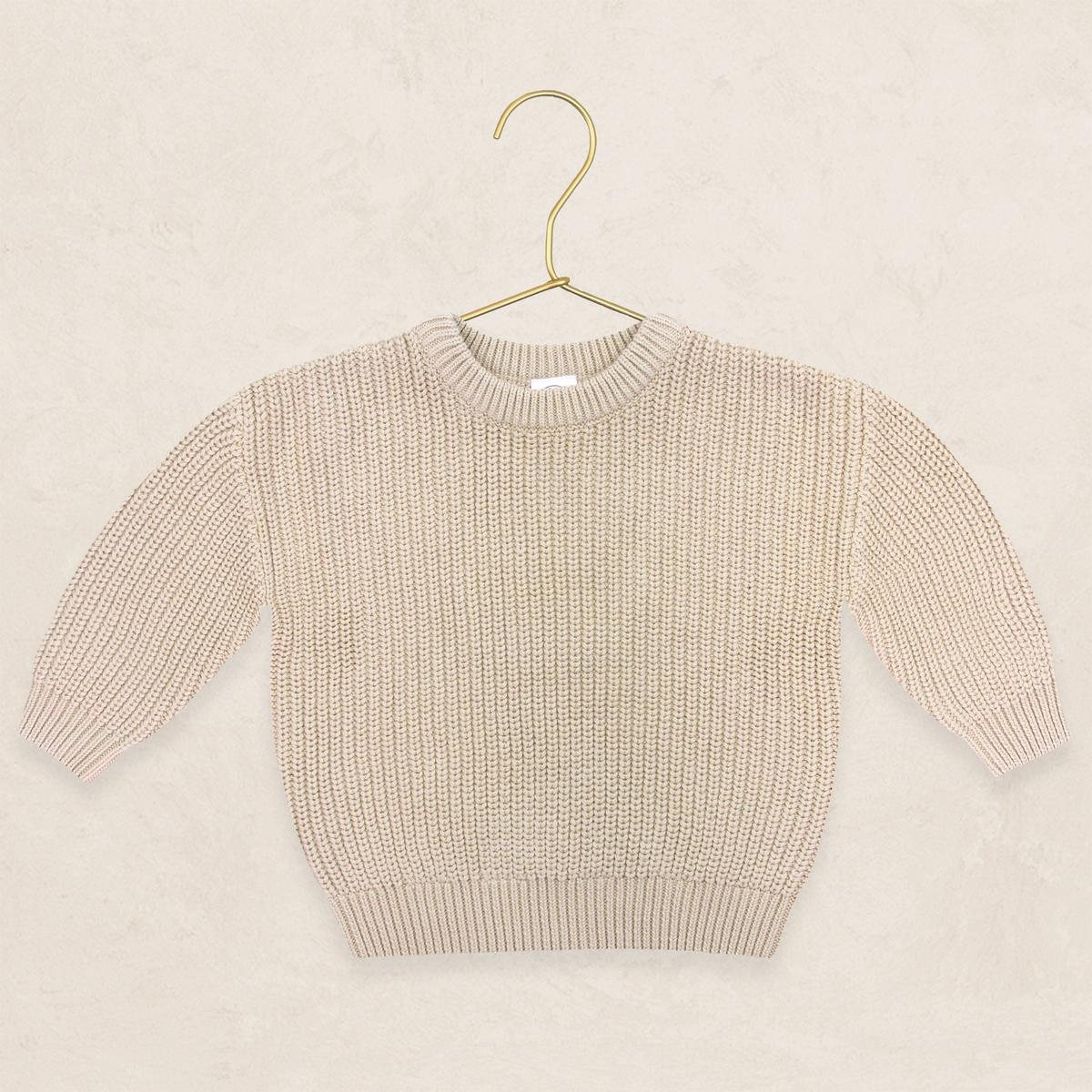 Lou Lou & Company Knit Chunky Sweater - Tan, 3-6 Month