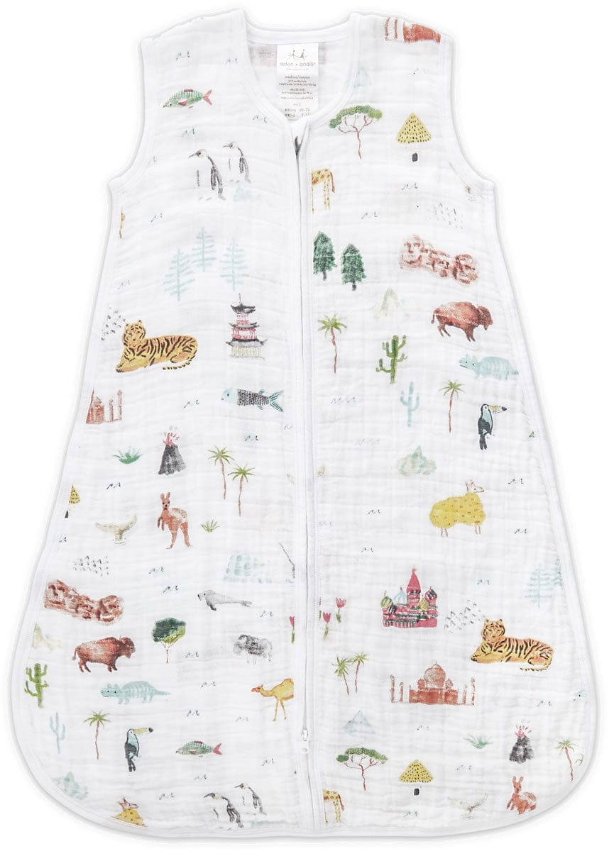 Aden + Anais Classic Sleeping Bag - Around the World - Large - 8203-AA