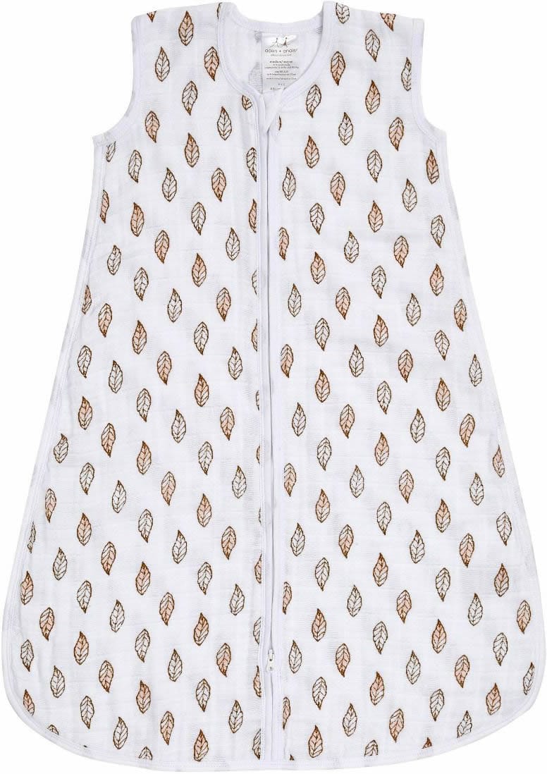 Aden + Anais Classic Sleeping Bag - Dahlias Gold Leaf - Medium - 8211-AA