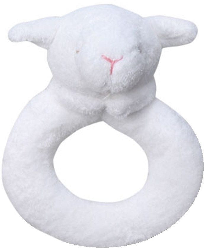 Angel Dear Ring Rattle - White Lamb - 1614-AD