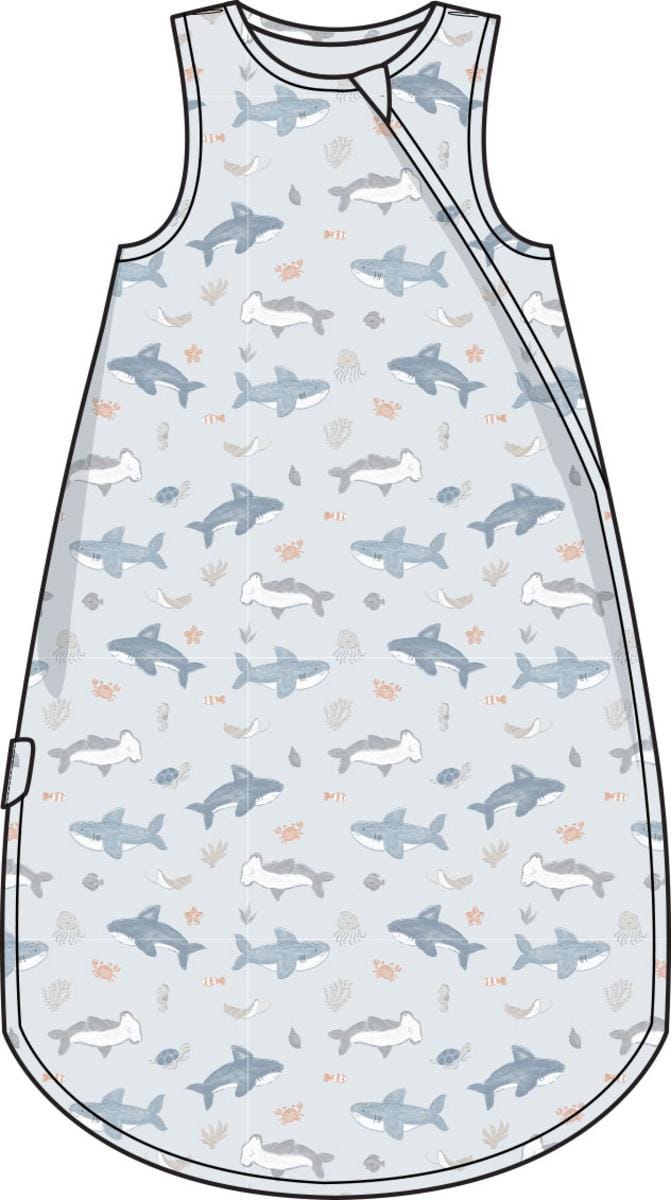 Angel Dear Sleep Bag - Shark and Friends, 6-18M