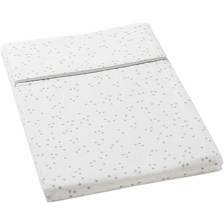 Auggie Twin Flat Sheet in Pebble Grey