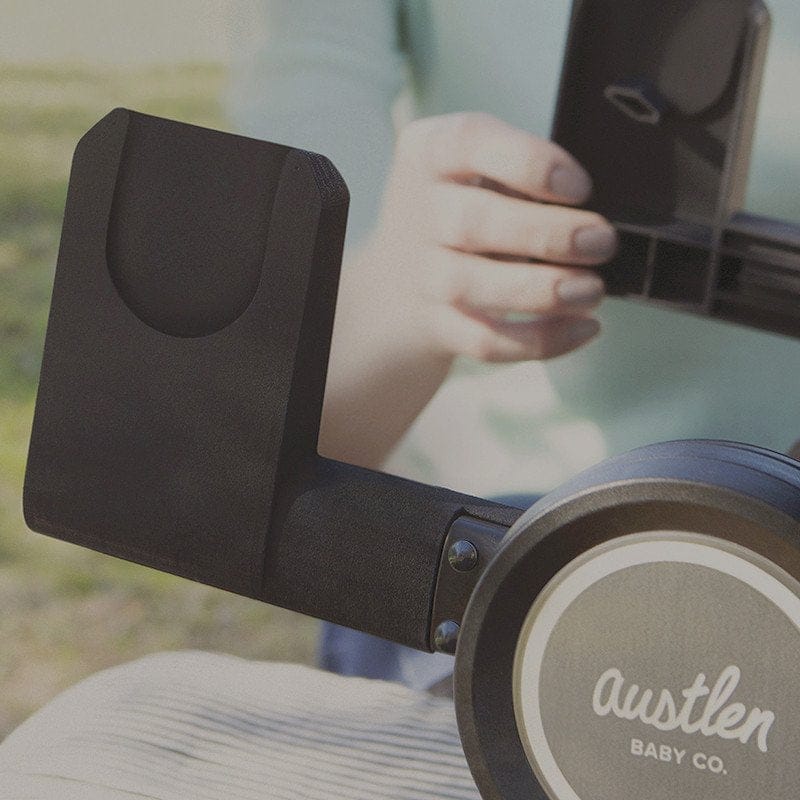 Austlen Front Car Seat Adapter - Maxi-Cosi / Nuna / Cybex - SA-ICFM-BK