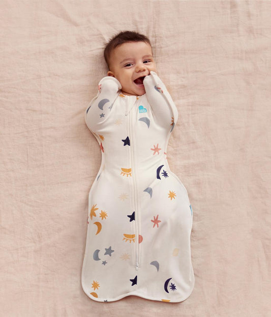 Love To Dream Swaddle UP Organic 1.0 TOG, Newborn - Lunar Buff - Image 2