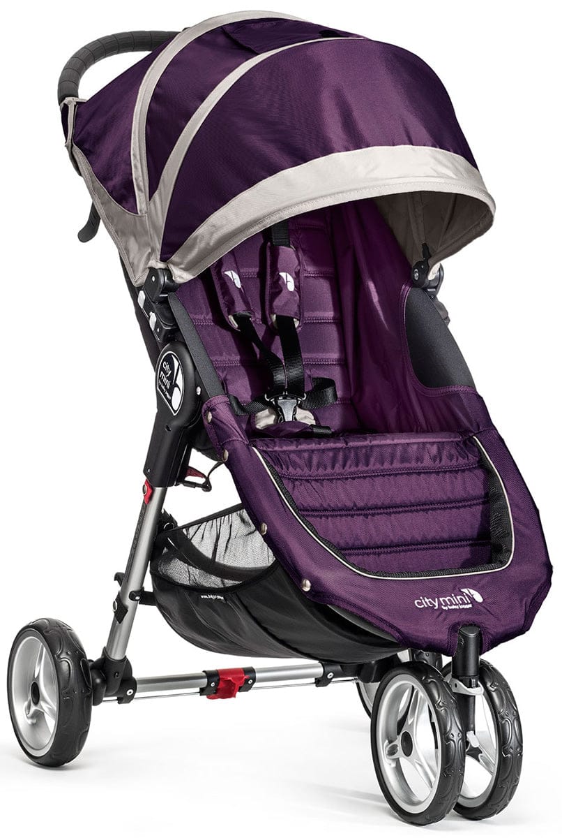 Baby Jogger 2015 City Mini 3W Single Compact Stroller - Purple/Gray