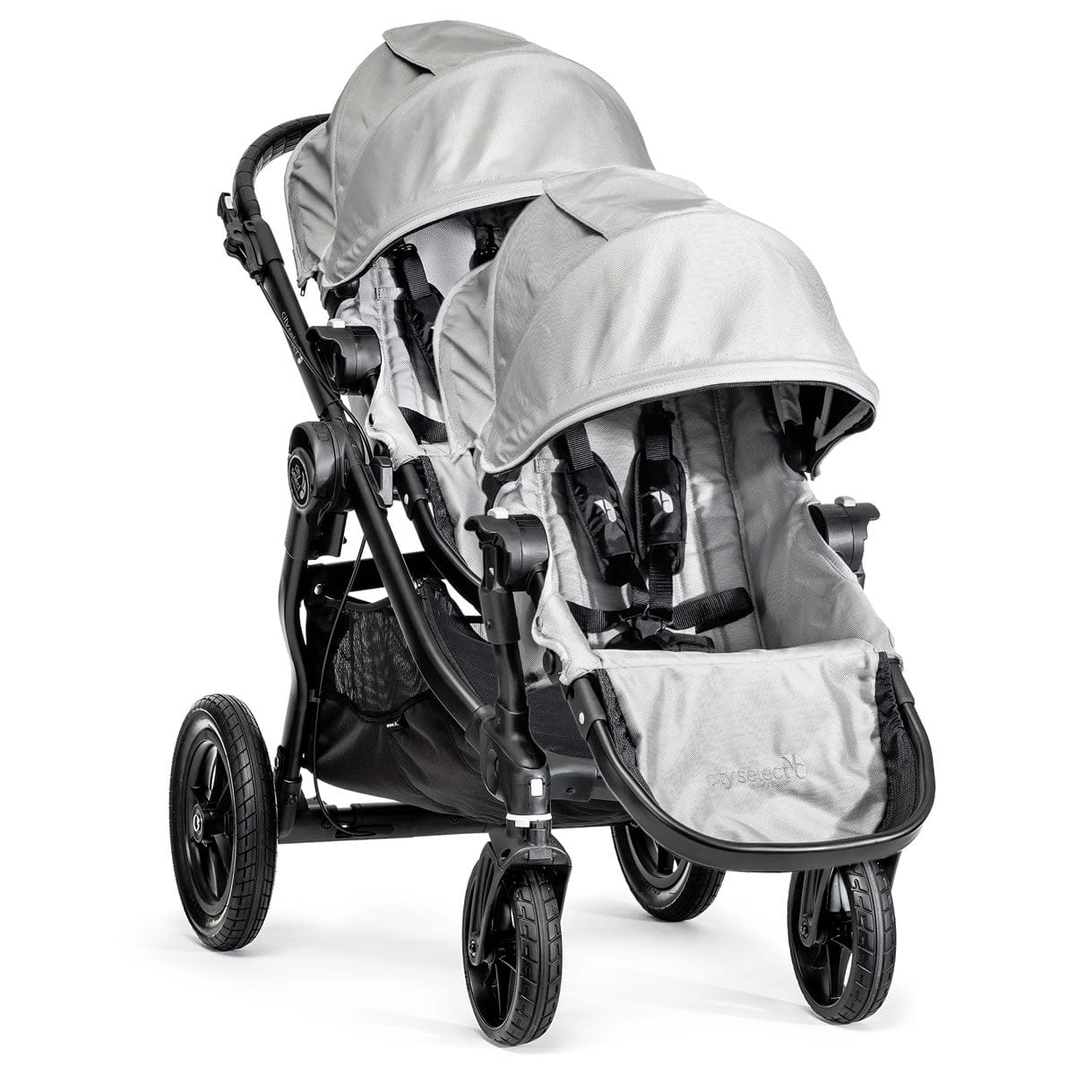 Baby Jogger City Select Double Stroller - Silver