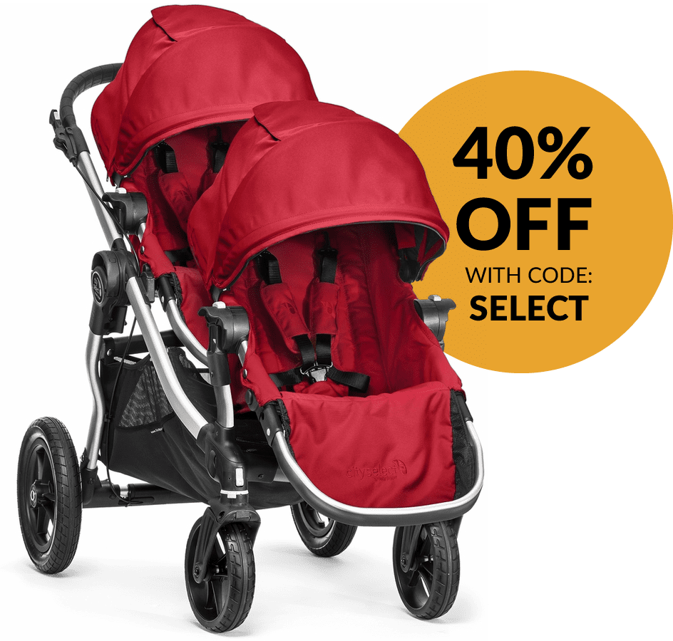 Baby Jogger 2015 City Select Double Stroller - Ruby
