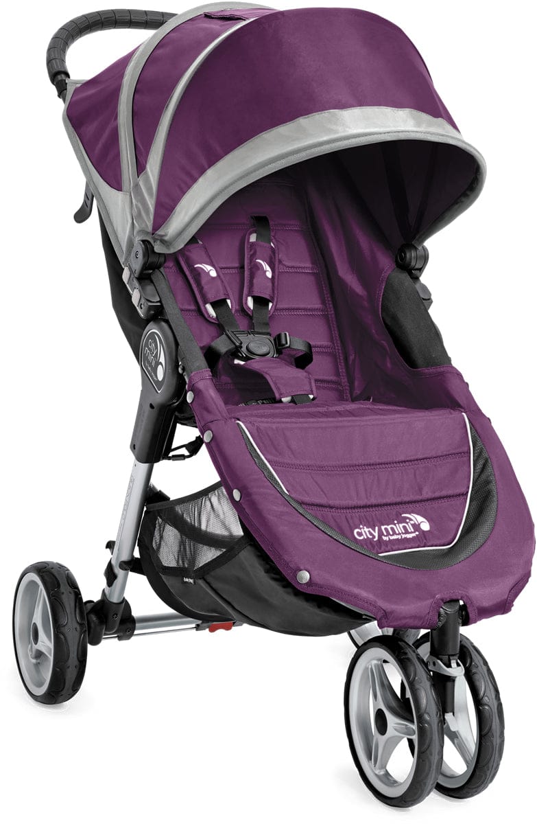 Baby Jogger 2016/2017 City Mini Single Stroller - Purple / Gray