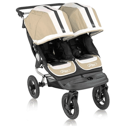 Baby Jogger City Elite Double Stroller 2009 Stone Sport