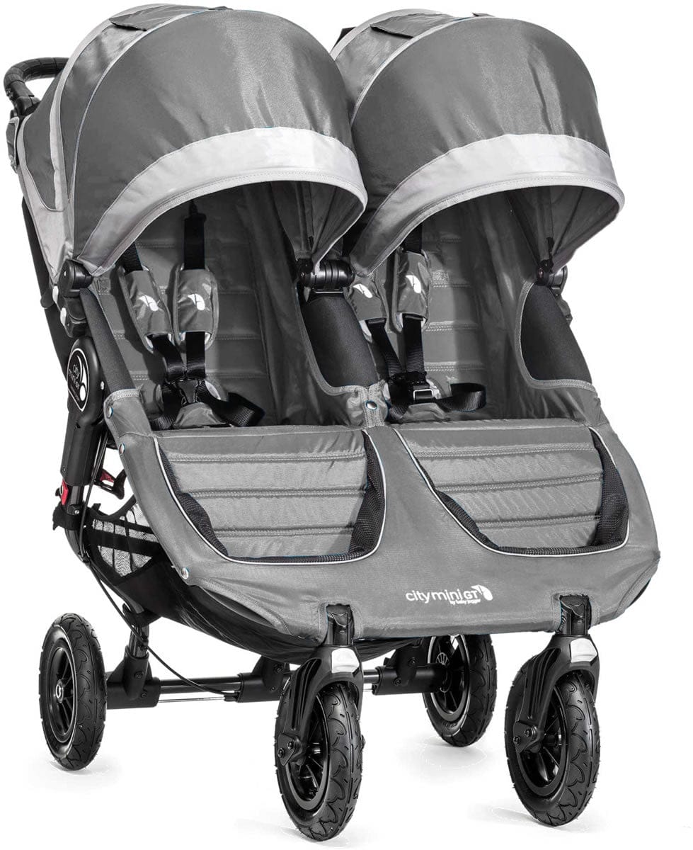 Baby Jogger City Mini GT Double Stroller 2016/2017 Steel Gray - RETURN - 1962773-ob
