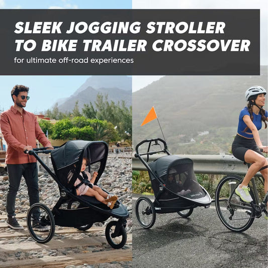 Baby Jogger City Prix Jogger Stroller - Ambition Black - 2203038