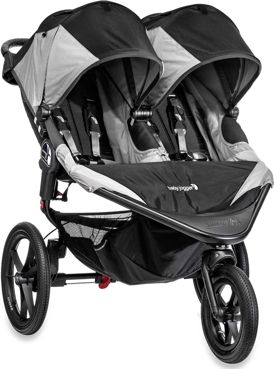 Baby Jogger Summit X3 Double Stroller - Black/Gray - bj32410