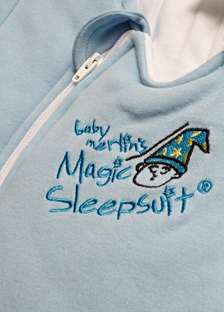 Baby Merlin Magic Sleep Suit, Cotton - 3-6 Months - Blue (Small)