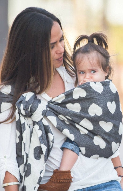 Tula Ring Sling Carrier, S/M - Baby Tula Love Noir - 13964760293