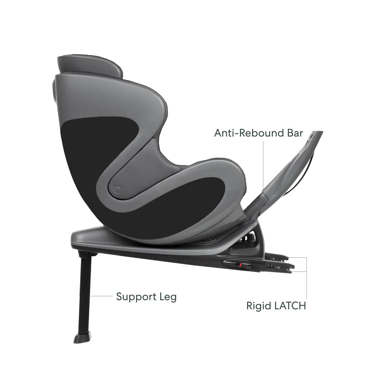 Babyark Classic Convertible Car Seat - Charcoal Grey / Midnight Blue - G011012010-05-02