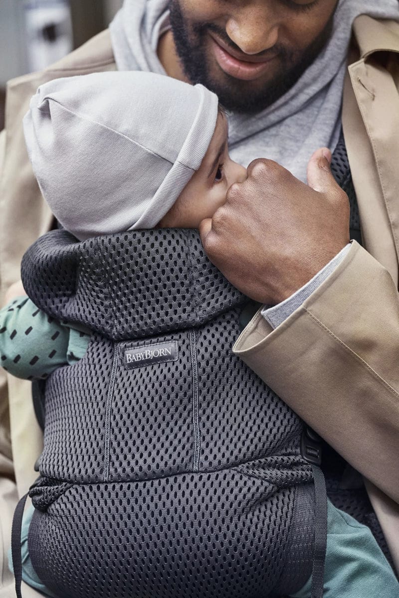 BabyBjörn Baby Carrier Free 3D Mesh, Anthracite - 099613US