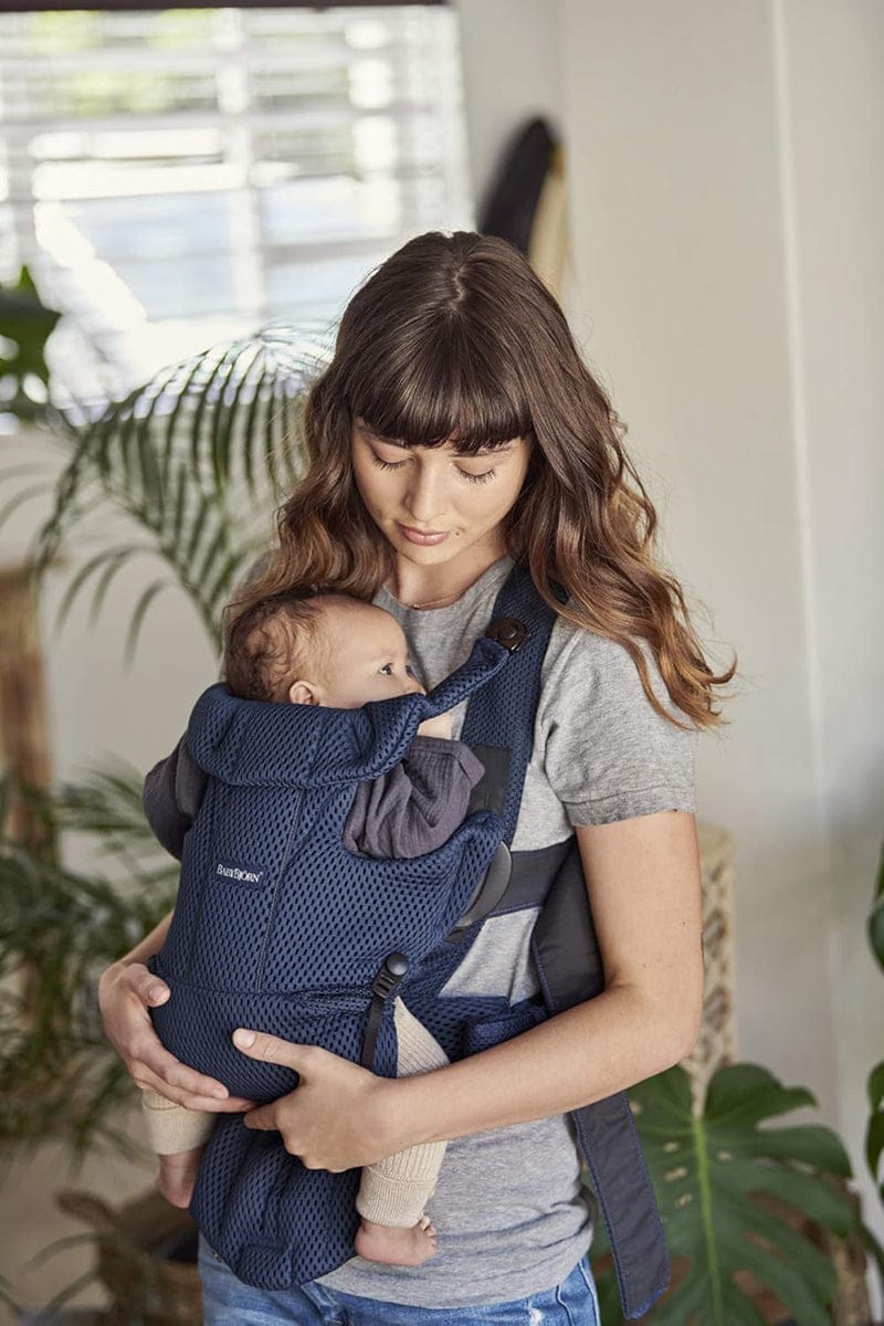 BabyBjorn Baby Carrier Free 3D Mesh, Navy Blue - 099608US