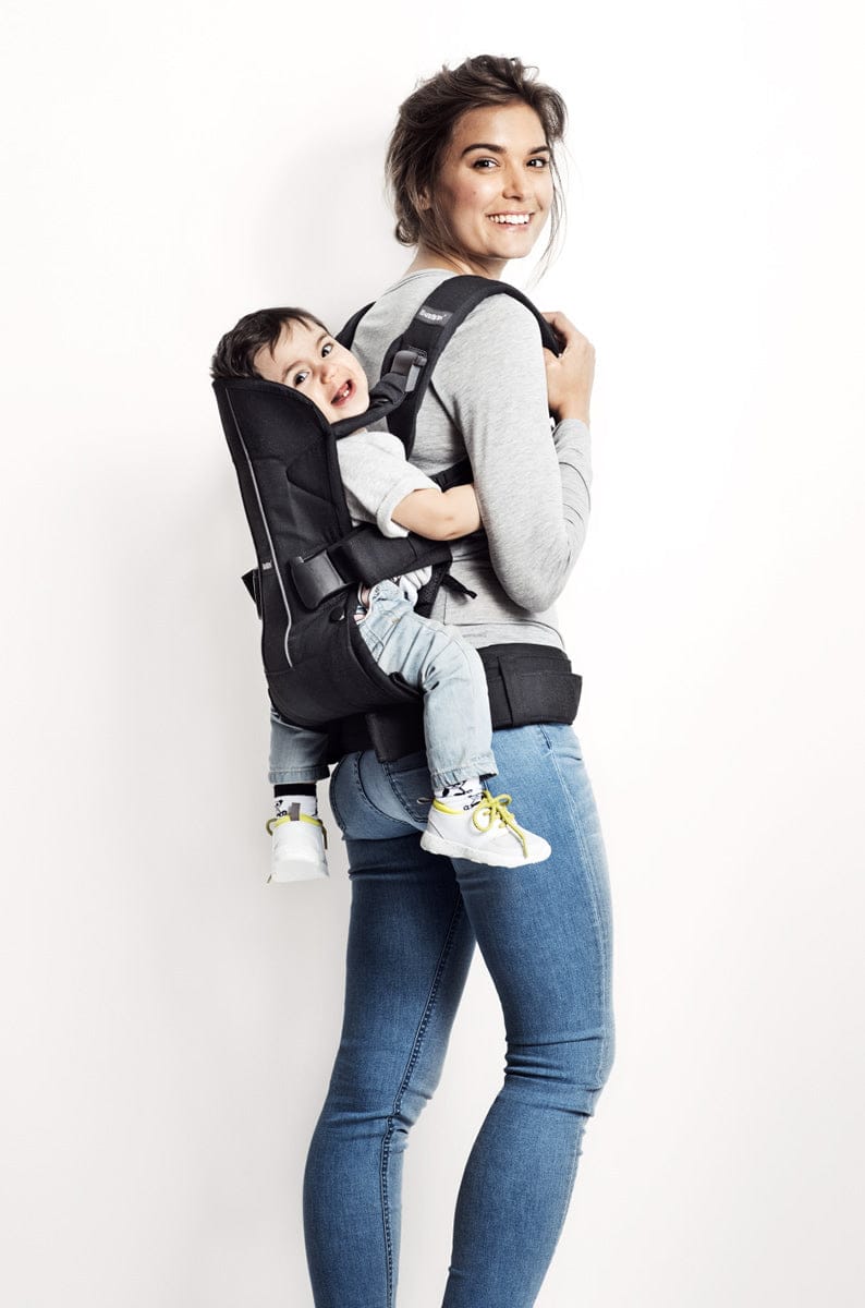 BabyBjörn Baby Carrier One Cotton Mix, Black - 098123us