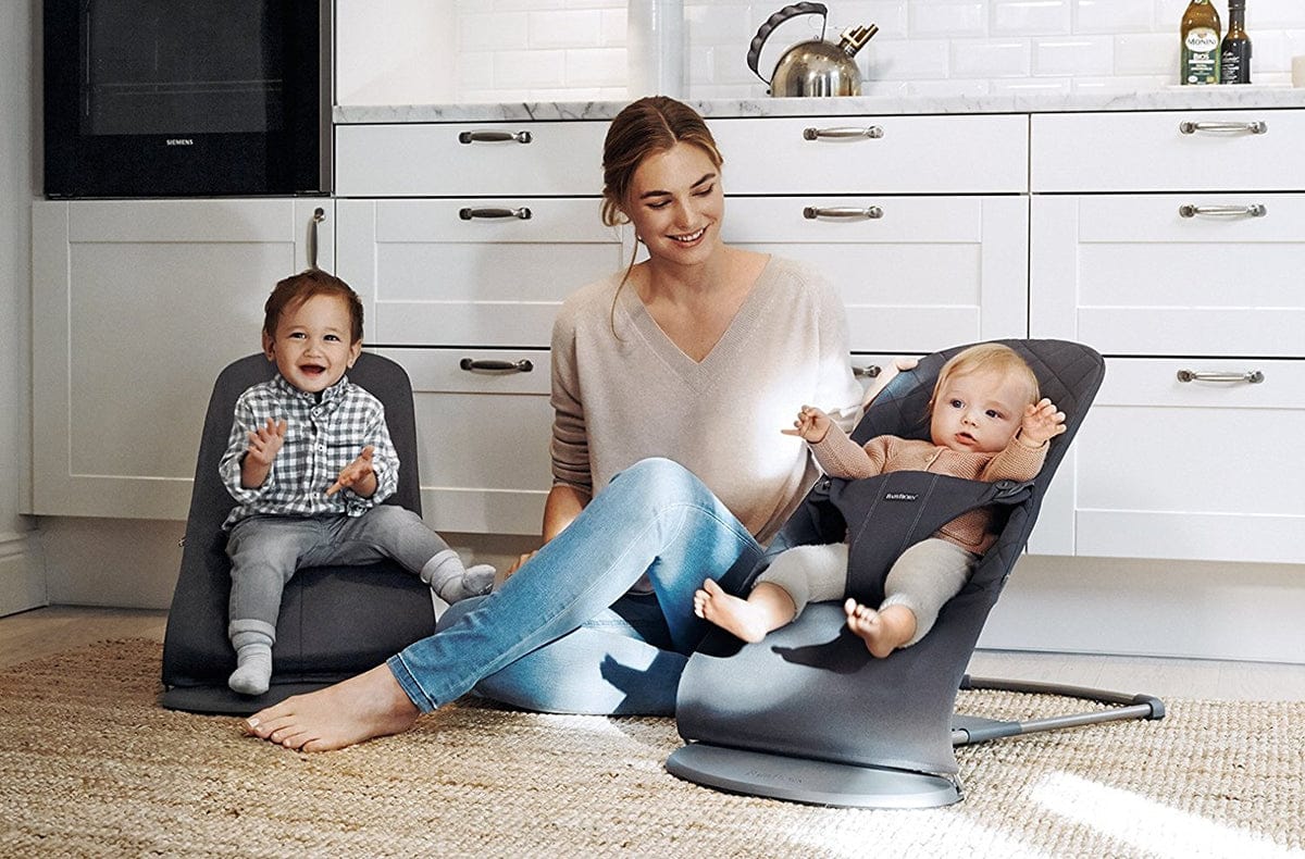 BabyBjorn Bouncer Bliss - Vintage Turquoise, Cotton