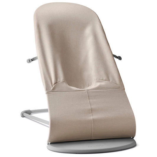 BabyBjorn Bouncer Bliss Woven Melange, Light Beige - 006032US