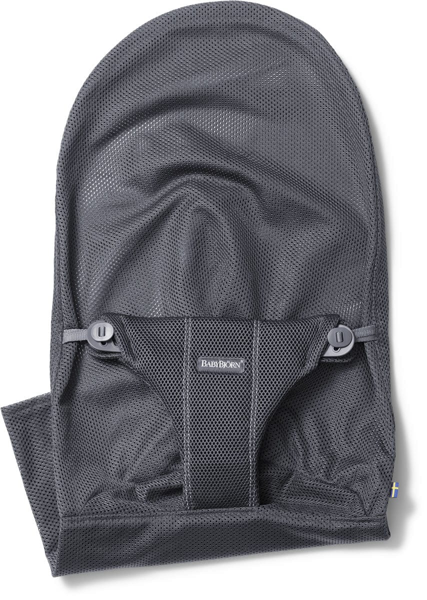 BabyBjorn Fabric Seat for Bouncer - Anthracite, Mesh - 012013US