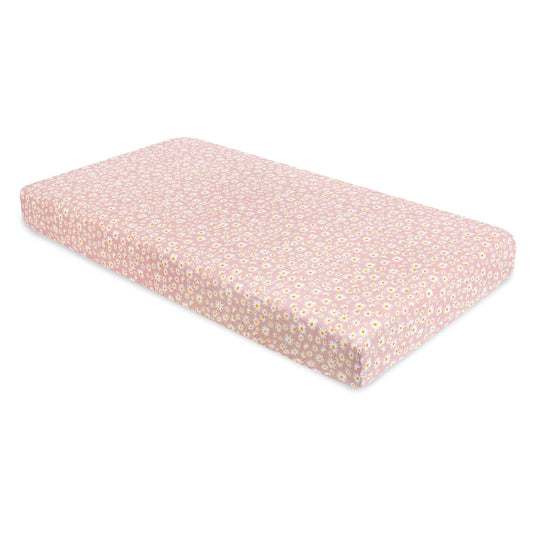 Babyletto Crib Sheet in GOTS Certified Organic Muslin Cotton-Daisy - T28035
