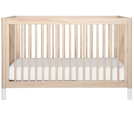 Babyletto Gelato 4-in-1 Convertible Crib w/Toddler Bed Conversion Kit - Washed Natural