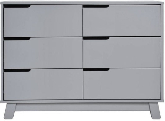 Babyletto Hudson 6-Drawer Double Dresser - Gray - M4216G
