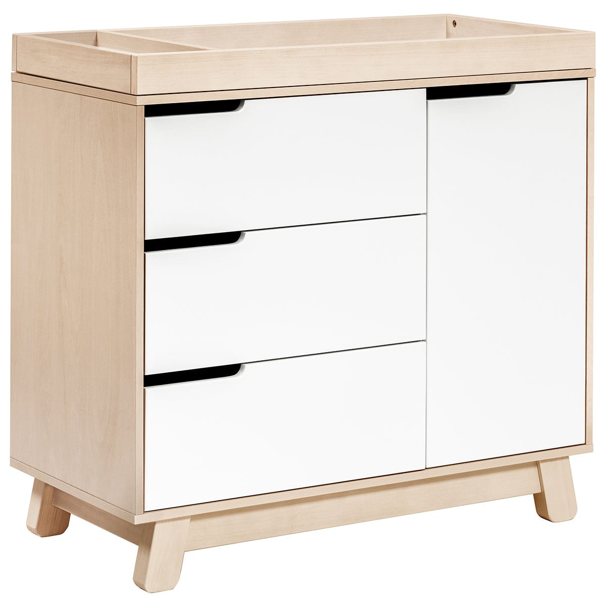 Babyletto Hudson Dress Changer with Removable Tray, Washed Natural White Babyletto Hudson Dress Changer with Removable Tray, Washed Natural White