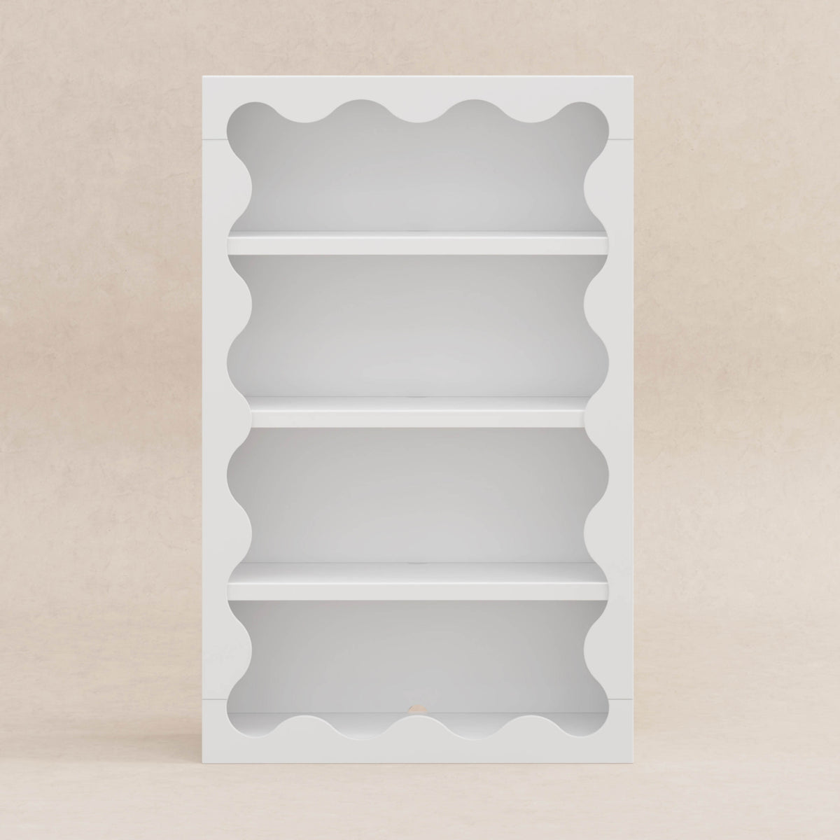 Babyletto Lido Wave Bookcase - White