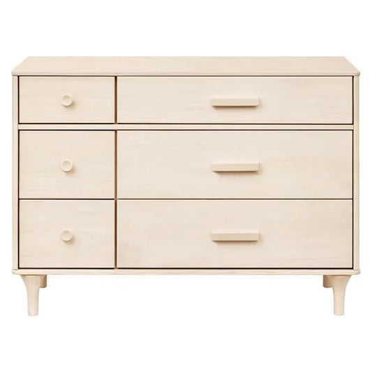 Babyletto Lolly 6-Drawer Assembled Double Dresser - Washed Natural - M9016NX