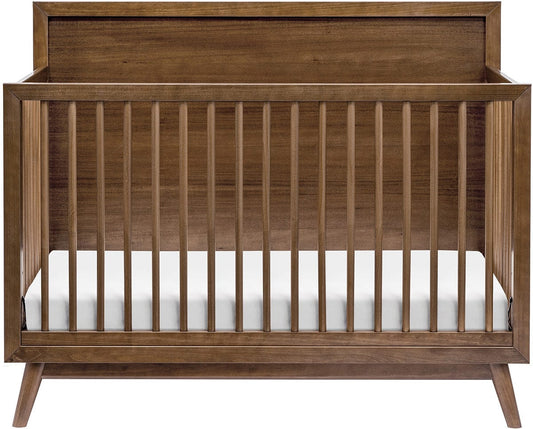 Babyletto Palma 4-in-1 Convertible Crib w/Toddler Bed Conversion Kit - Natural Walnut - M15901NL