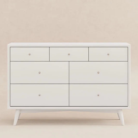 Babyletto Palma 7-Drawer Assembled Double Dresser - Warm White - M15916RW