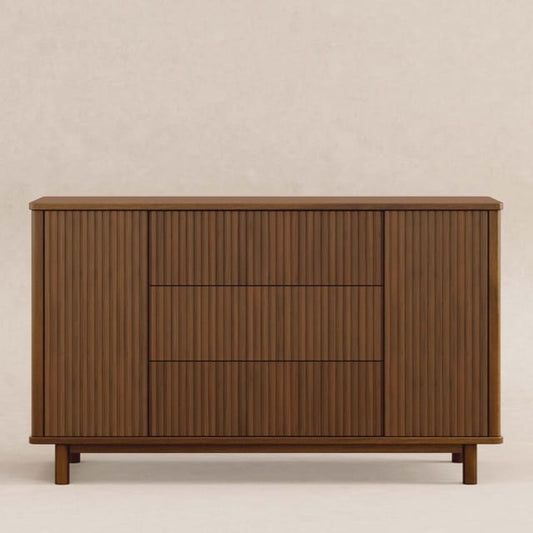 Babyletto Pogo Tambour Assembled Dresser - Natural Walnut - M29816NL