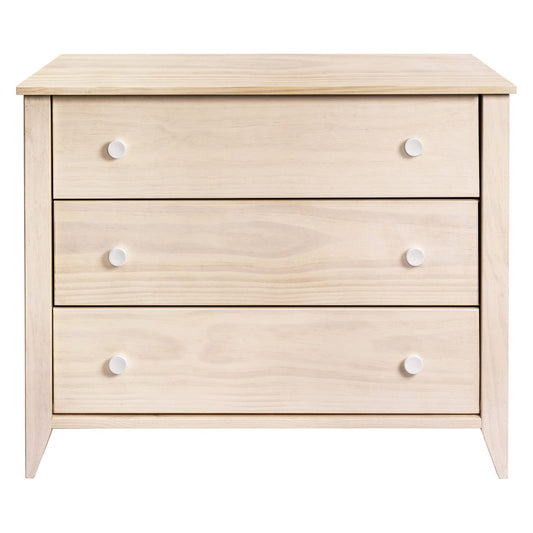 Babyletto Sprout 3-Drawer Changer Dresser w/Removable Changing Tray - Washed Natural / White - M10323NXW