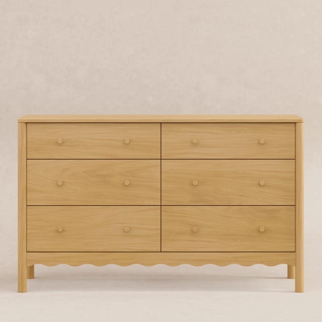Babyletto Swell 6-Drawer Assembled Dresser - Honey - M27916HY
