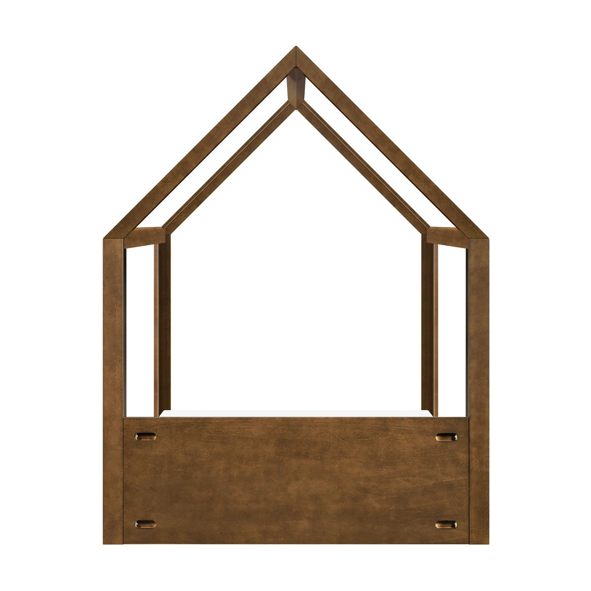 Babyletto Uchi Montessori-Inspired House Full Bed - Natural Walnut