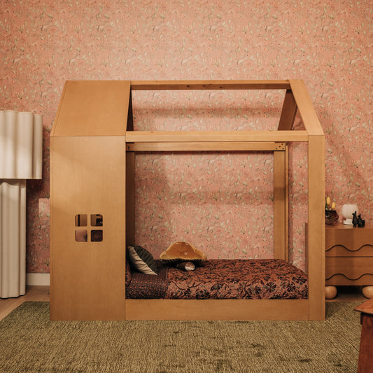 Babyletto Uchi Montessori-Inspired House Twin Bed - Honey