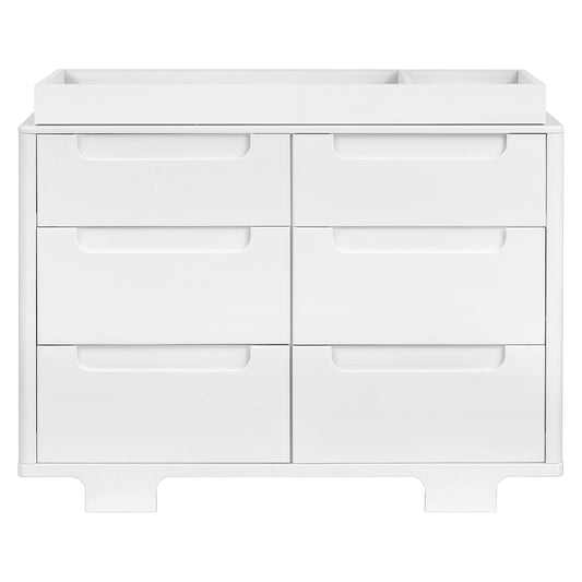 Babyletto Yuzu 6-Drawer Dresser, KD - White