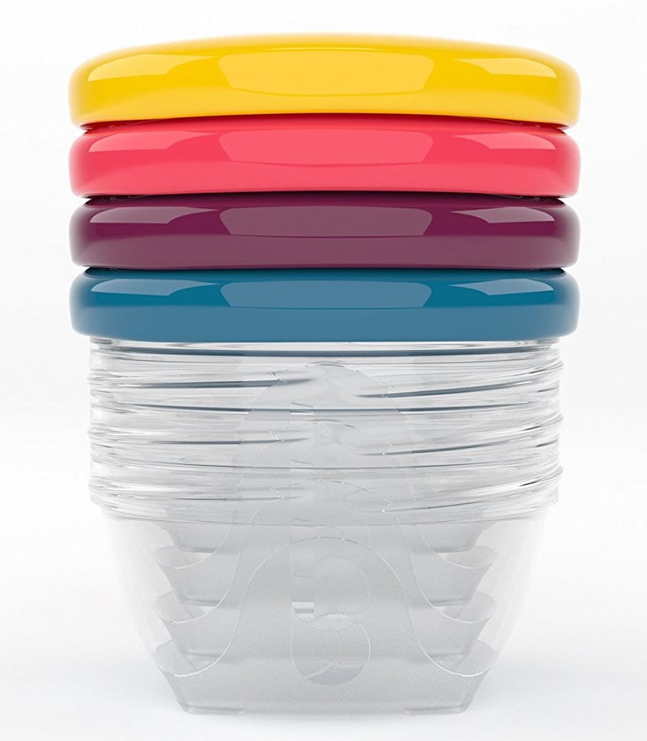 Babymoov Baby Bowls, 4 oz, Set of 4 - Multi