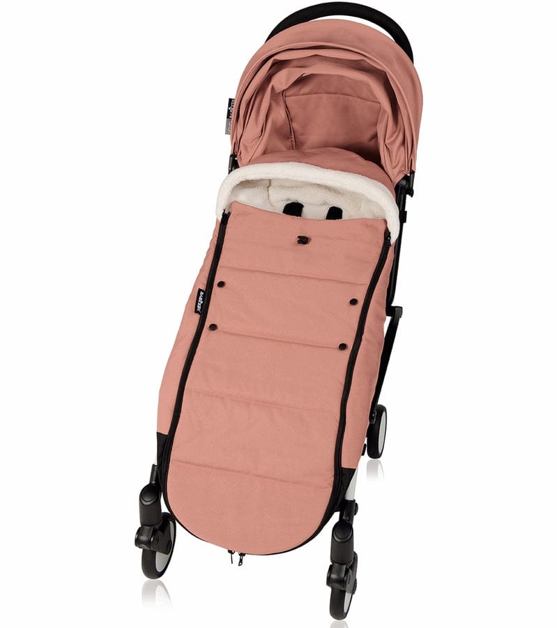 Babyzen 2018 / 2019 Yoyo+ 6+ Stroller & Polar Footmuff - White / Ginger - US10101-WH-GIN-FTMF