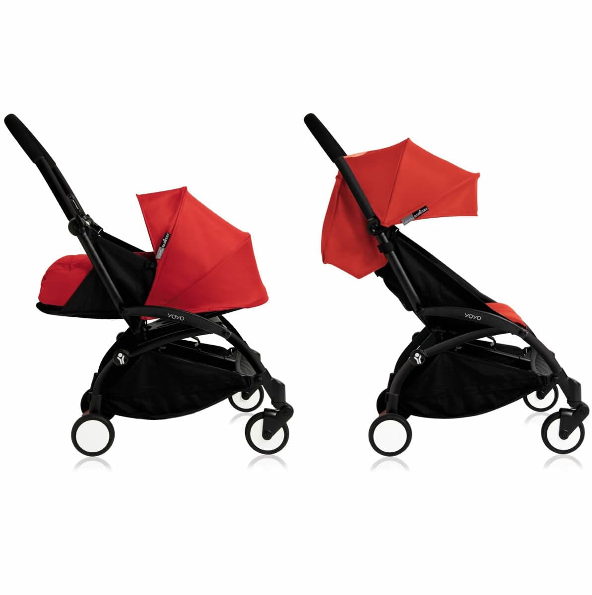 Babyzen Yoyo 0+/6+ Complete Stroller - Black/Red