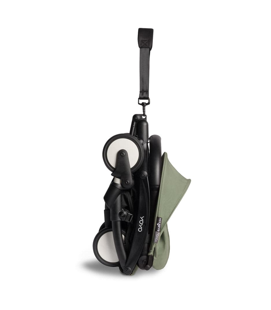 Babyzen YOYO2 Ultra Compact Complete 0+/6+ Stroller - Black / Olive - 604502-06-OLV-US