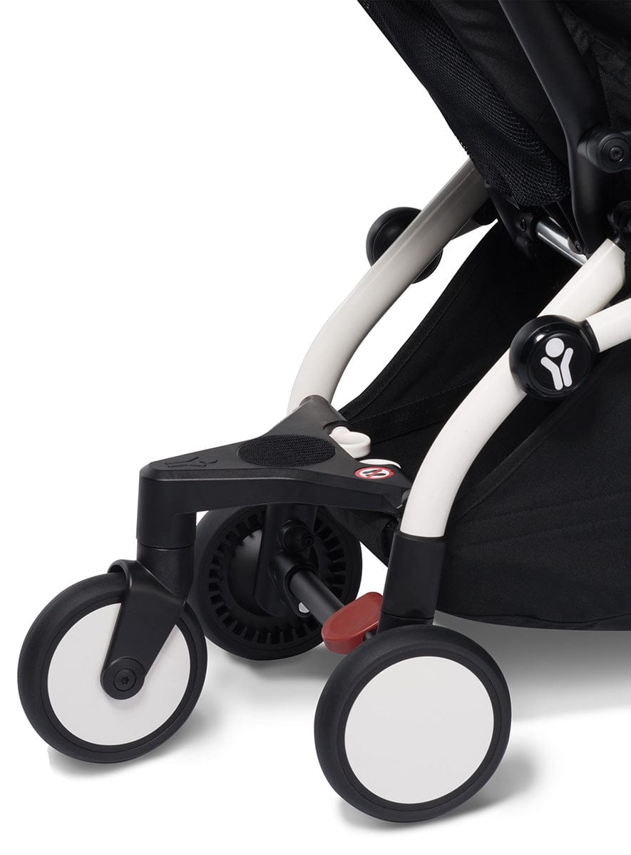 Babyzen YOYO2 Ultra Compact Complete 0+/6+ Stroller & Rolling Bag Bundle - White/Grey - 604501-0-6-RB-GRY