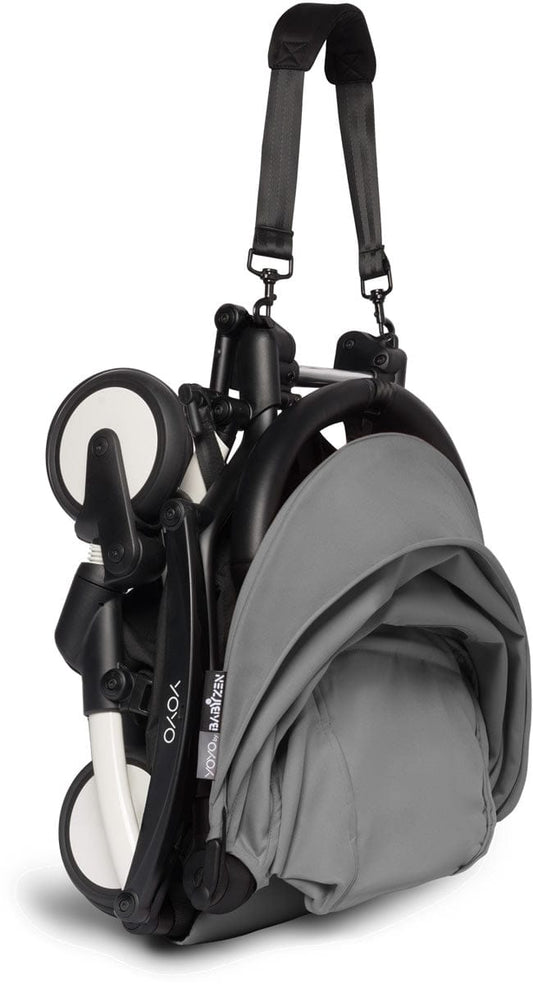 Babyzen YOYO2 Ultra Compact Complete 0+/6+ Stroller - White /Grey