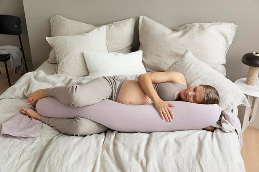 bbhugme Pregnancy Pillow - Dusty Pink / Vanilla